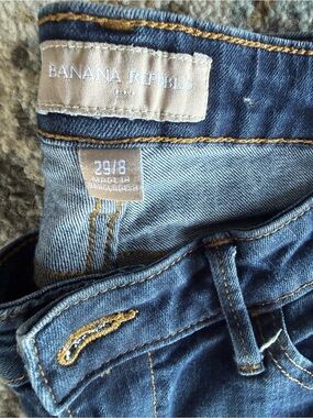 Banana Republic Dark Blue Denim Ankle Jeans